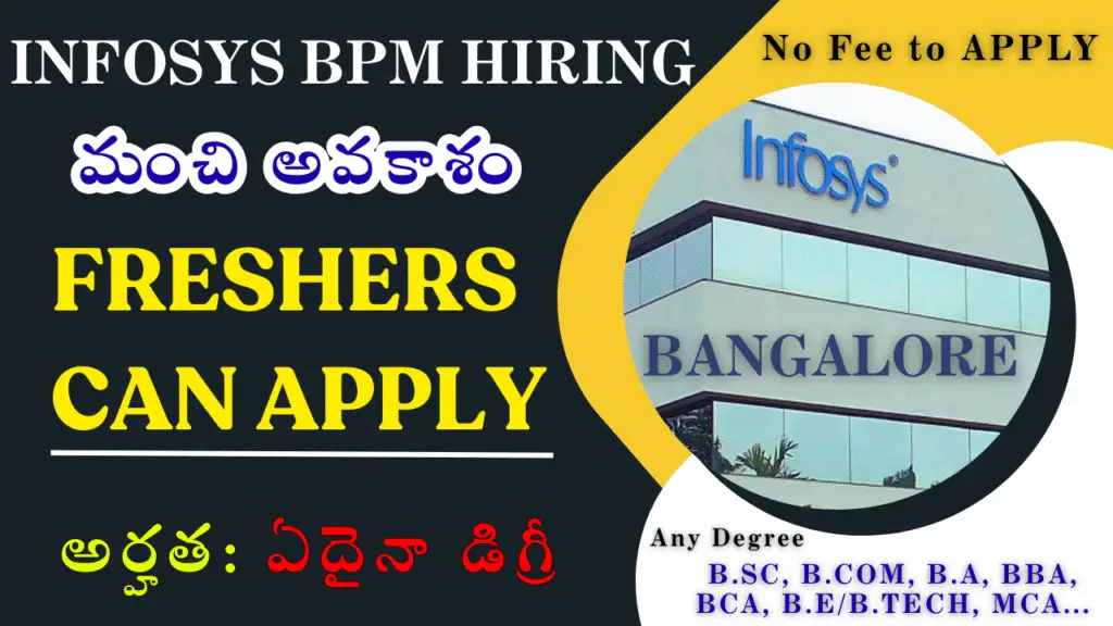 Infosys BPM Hiring 2025
