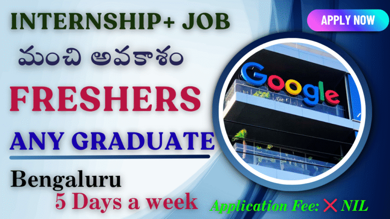 Google Internship 2025 | Software Engineer Internship – Apply Online
