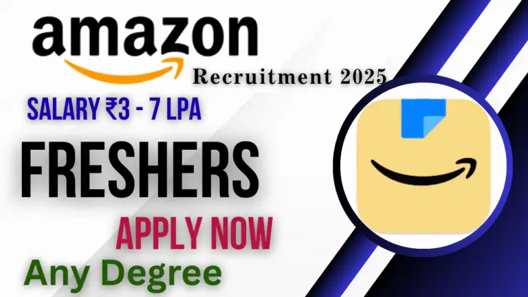 Amazon Hiring 2025 – IT Support Associate | Freshers Jobs | Bangalore | IT Support | Apply Online