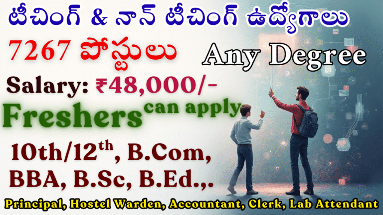 EMRS Recruitment 2025 – 7267 Teaching & Non-Teaching Jobs | Apply Online