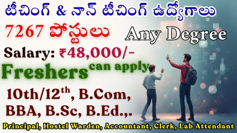 EMRS Recruitment 2025 – 7267 Teaching & Non-Teaching Jobs | Apply Online