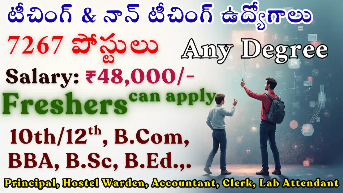 EMRS Recruitment 2025 – 7267 Teaching & Non-Teaching Jobs | Apply Online