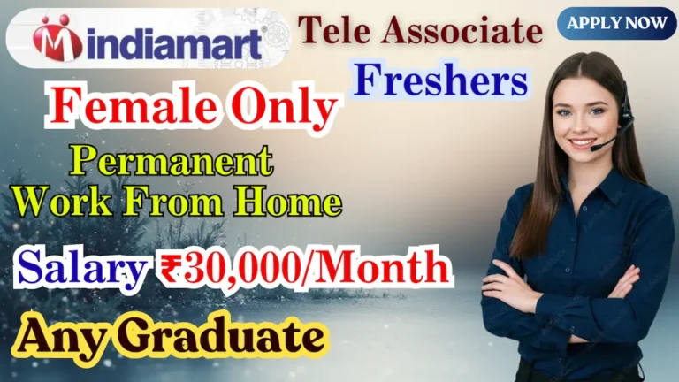 IndiaMART Tele Associate Hiring 2025 | Permanent Work From Home | Apply Online