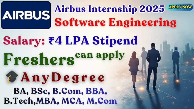 Airbus Internship 2025 – Software Engineering Interns | Apply Online