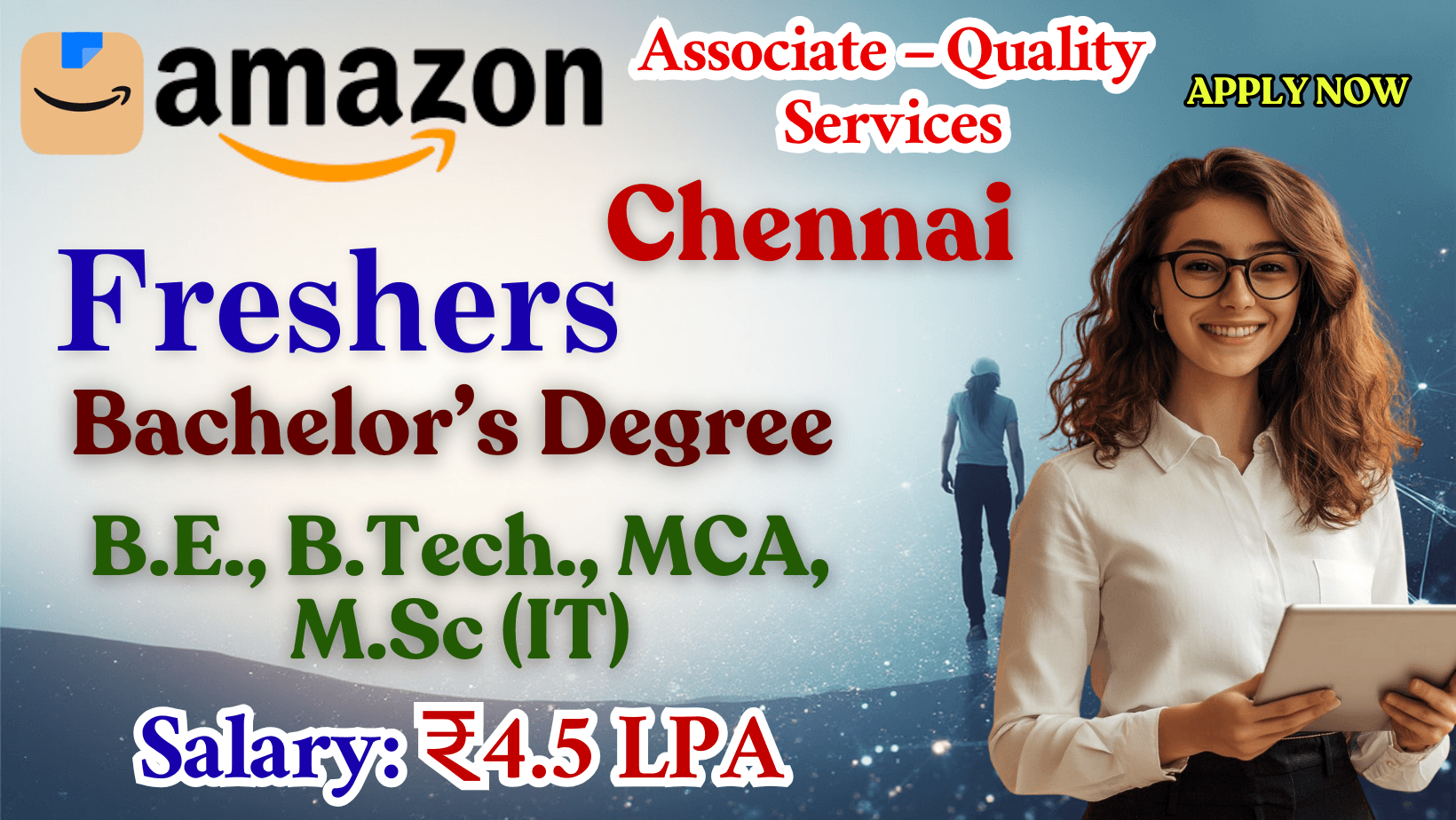 Amazon Recruitment 2025 | Device Associate – Quality Services | Freshers Apply Online in Chennai