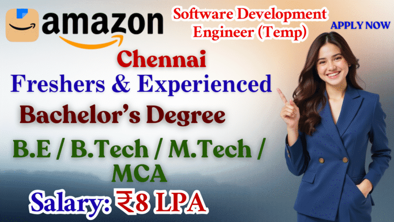 Amazon Jobs 2025 | Hiring Software Development Engineer | Apply Online