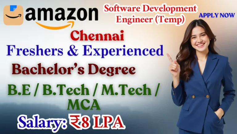 Amazon Jobs 2025 | Hiring Software Development Engineer | Apply Online