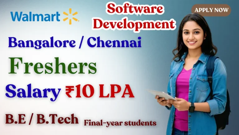 Walmart Off Campus Drive 2025 | Software Engineer II Jobs | Freshers Apply Online