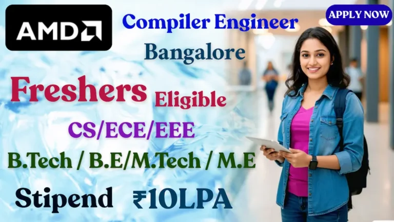 AMD Compiler Engineer Recruitment 2025 – Apply Online | Freshers Eligible | JobTrendNow