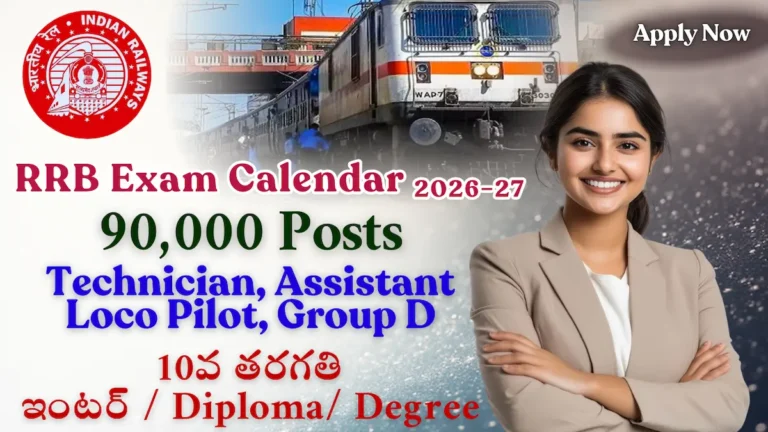 RRB Exam Calendar 2026–27: Railway Jobs Notification Schedule for ALP, NTPC, Group D