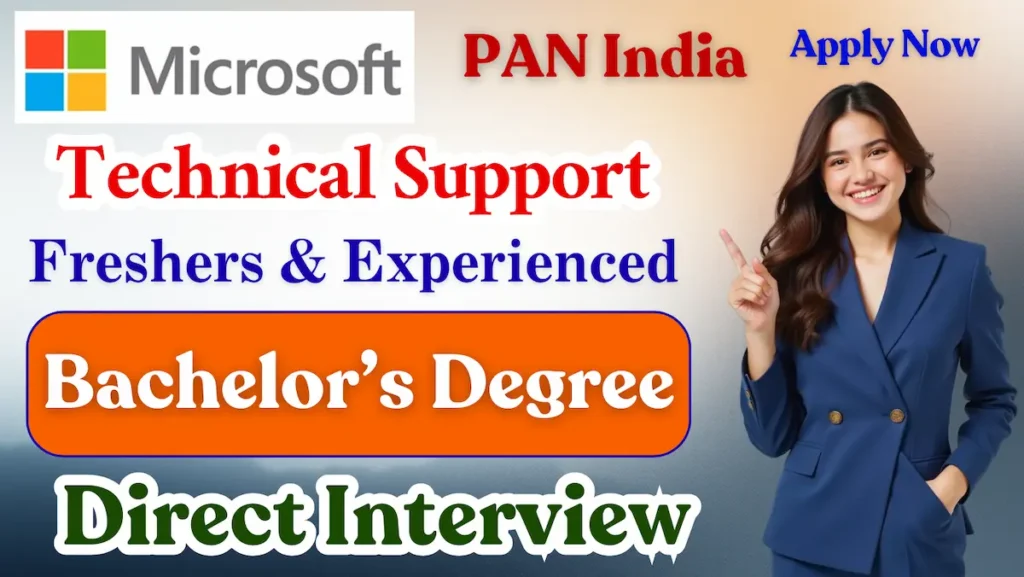 Microsoft Jobs Technical Support Engineer Recruitment 2026 – Apply Online