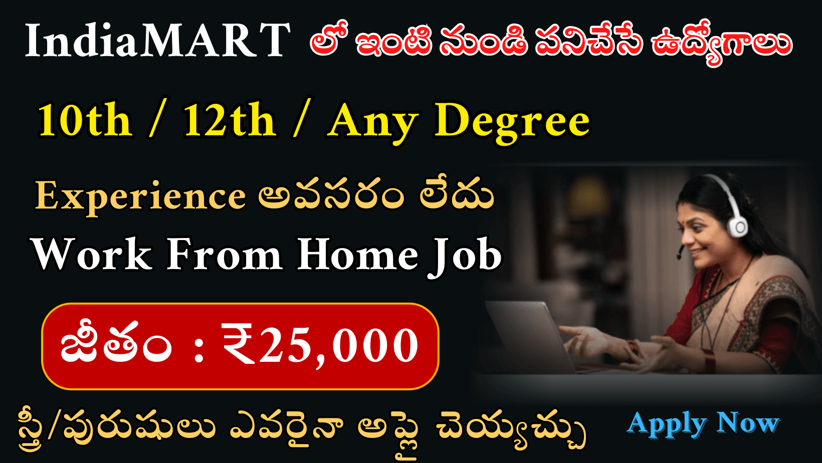 IndiaMART Tele Associate Jobs 2026 Apply Online | Work From Home Jobs