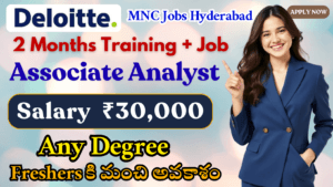 Deloitte Recruitment 2026 – Associate Analyst Jobs for Freshers | Apply Online