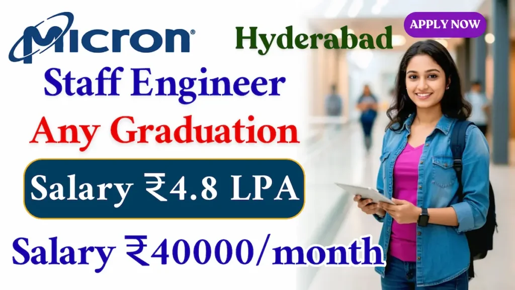 Micron Recruitment 2026 | Staff Engineer SSD Validation Jobs in Hyderabad