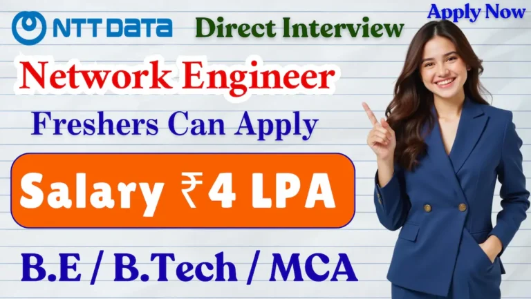NTT DATA Recruitment 2026 | Network Engineer L1 Jobs in Mumbai