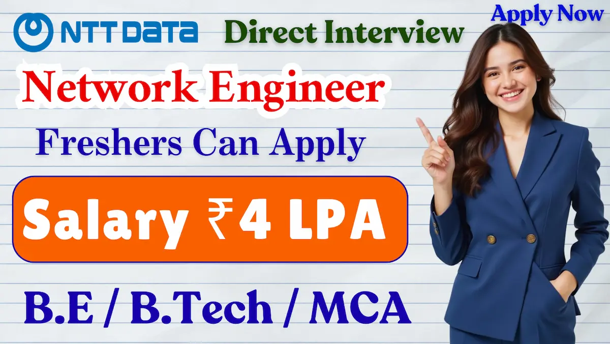 NTT DATA Recruitment 2026 | Network Engineer L1 Jobs in Mumbai