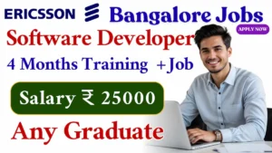 Ericsson Recruitment 2026 | Software Developer Engineer – Fullstack + Golang | Bangalore Jobs