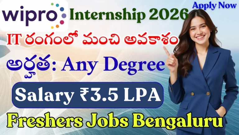 Wipro Internship 2026 | Intern L0 Jobs in Bengaluru | Freshers Apply Online