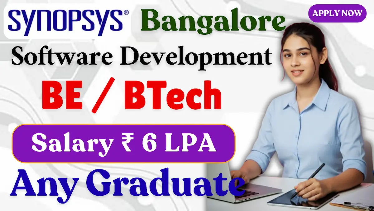 Synopsys Recruitment 2026 Staff Software Development Engineer EDA Bangalore