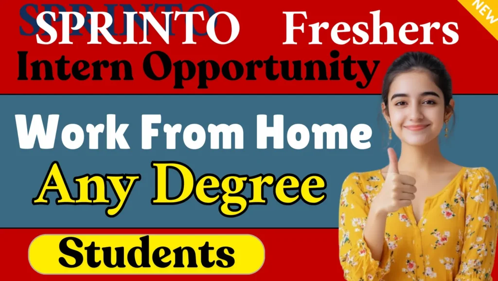 sprinto recruitment 2026 | work from home internship india