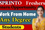 sprinto recruitment 2026 | work from home internship india