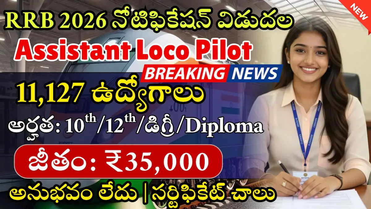 RRB ALP Recruitment 2026 Apply Online