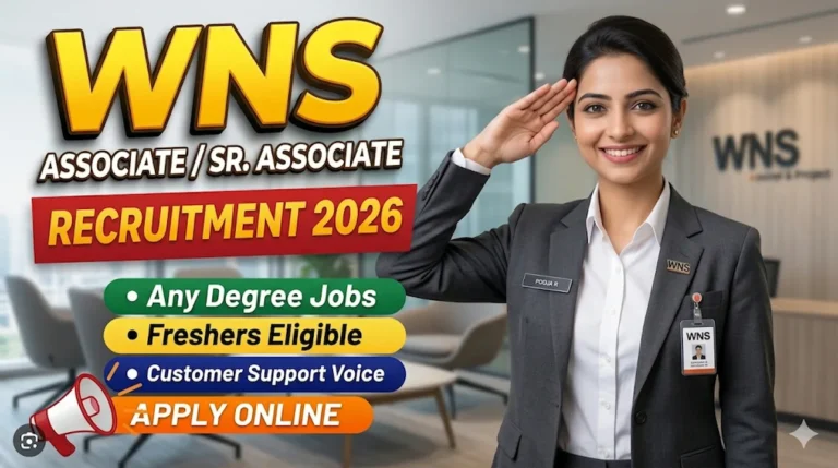 WNS Associate Jobs 2026 | Any Degree Freshers Jobs | Apply Online
